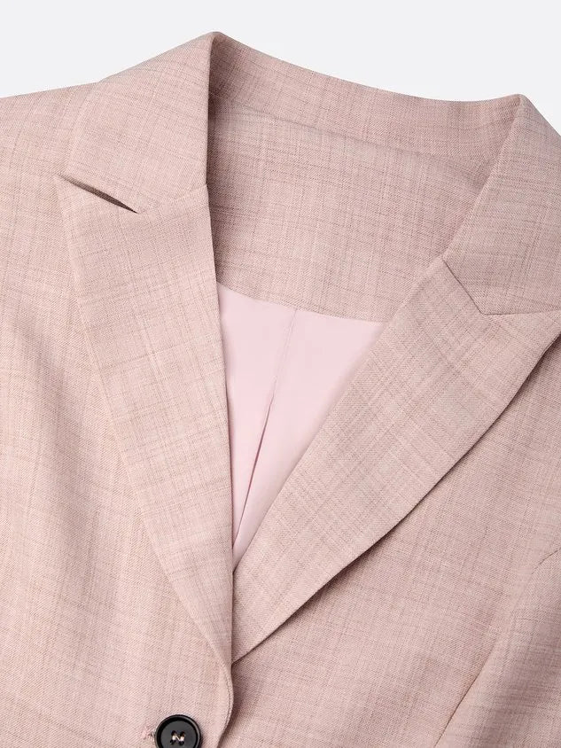 Casual Solid Tailored Lapel Collar Vest