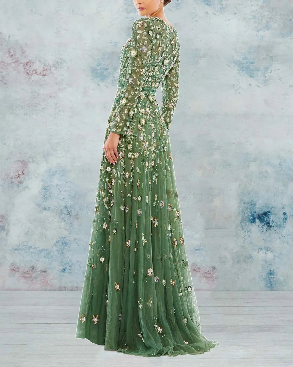 Elegant Sequin Dress Gown
