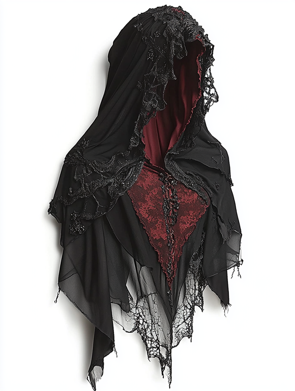 Men's Halloween autumn and winter hooded cloak e0b7