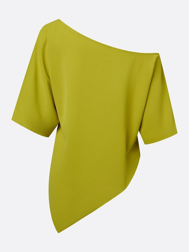 Urban Plain Buttoned Blouse