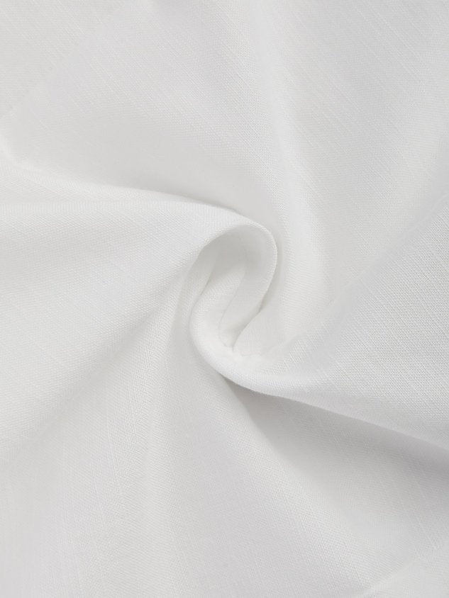 Elegant Linen Sleeveless Vest Stand Collar Asymmetrical Hem Office Wear