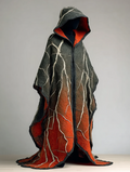 Men's autumn and winter Halloween theme fashion hooded cloak d58b