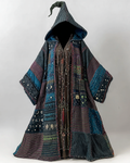 Irregular ethnic patchwork themed cloak 41ed