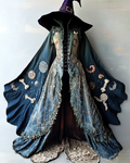 Halloween Cosplay Halloween Wizard Cape Coat 2bde