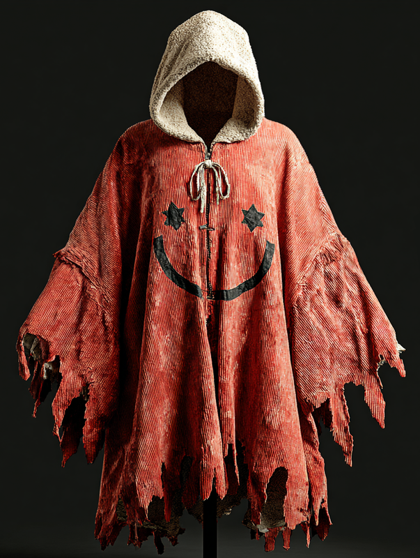 Men's Halloween themed hooded cape be8c