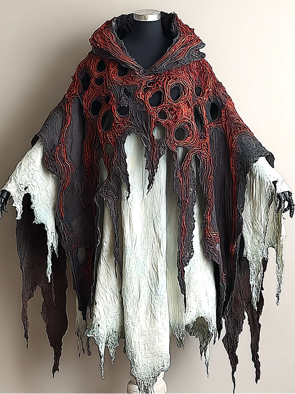 Men's Halloween autumn and winter hooded cloak jacket f42e