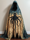Halloween exaggerated design hooded cape  8c14
