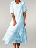 Maya Dress with Elegant Ruffles