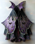 Women's Halloween Bat Cape Coat 3c3d