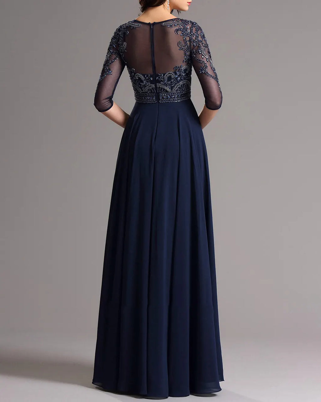 Elegant Lace Embroidered Dress