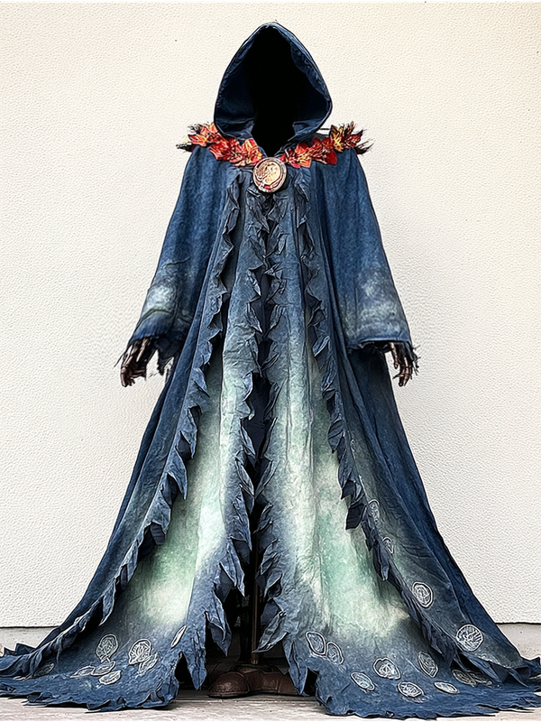 Men's Halloween autumn and winter hooded cloak ca7f