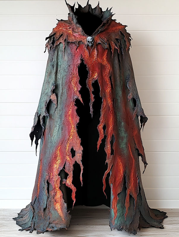 Halloween exaggerated design cape e4b0